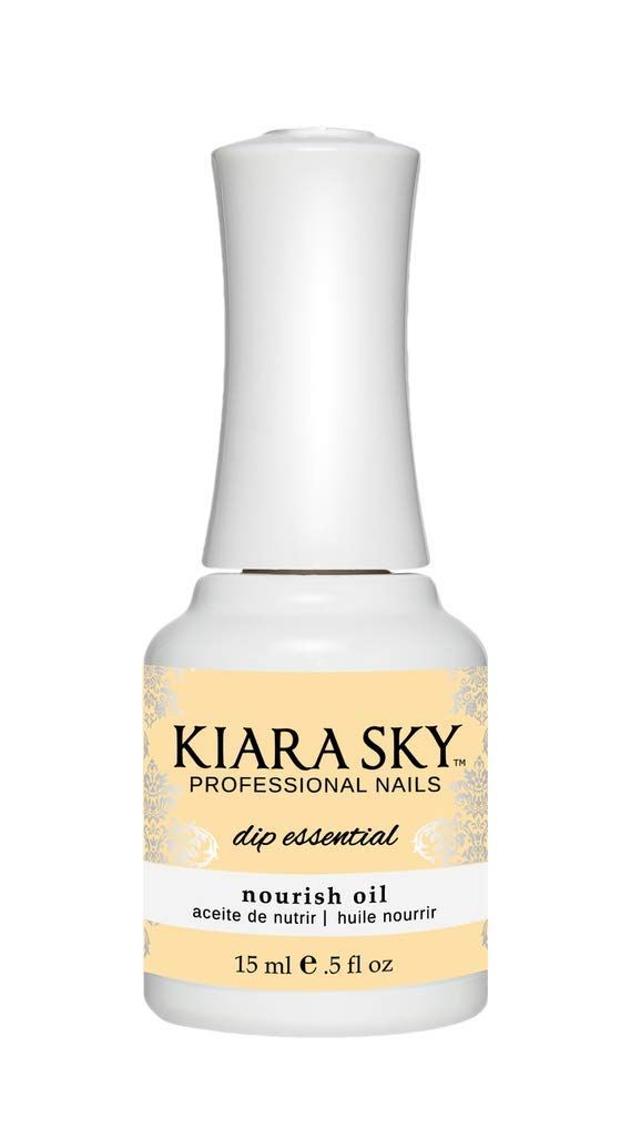 KIARA SKY Professional - Dip Manicure Nail Liquid Essentials - Long Lasting Nail Gels - Beauty Essentials Nail Design for Nail Art - Dip Liquids for Dip Manicure 0.5 fl oz, Nourish Oil