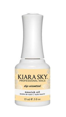 KIARA SKY Professional - Dip Manicure Nail Liquid Essentials - Long Lasting Nail Gels - Beauty Essentials Nail Design for Nail Art - Dip Liquids for Dip Manicure 0.5 fl oz, Nourish Oil