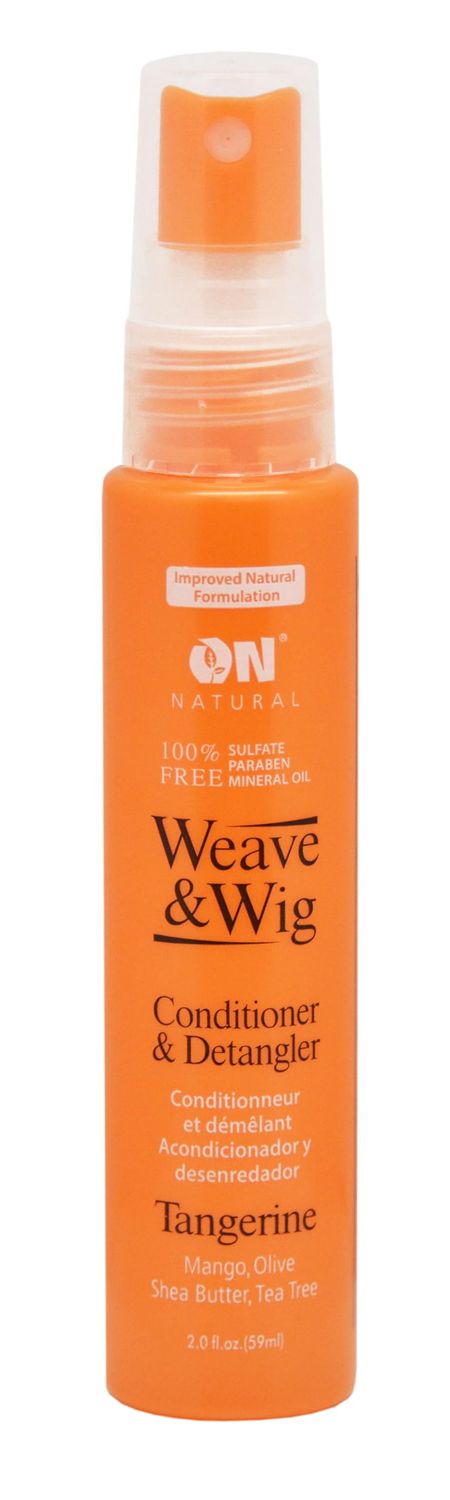 ON Organic Natural Premium Oil-Free Weave &amp; Wig Conditioner &amp; Detangler Tangerine 2.0 fl oz