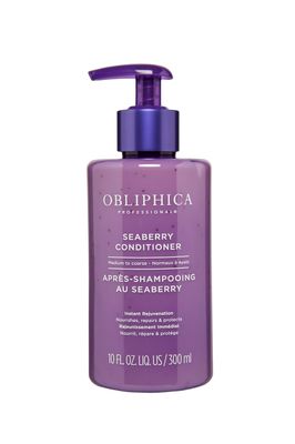 Obliphica Seaberry Conditioner for Wavy Hair - Frizz Control, Curly, Damaged Repaired Hair - Hair Mask &amp; Treatment for Dry Hair and Growth - 10 Fl Oz