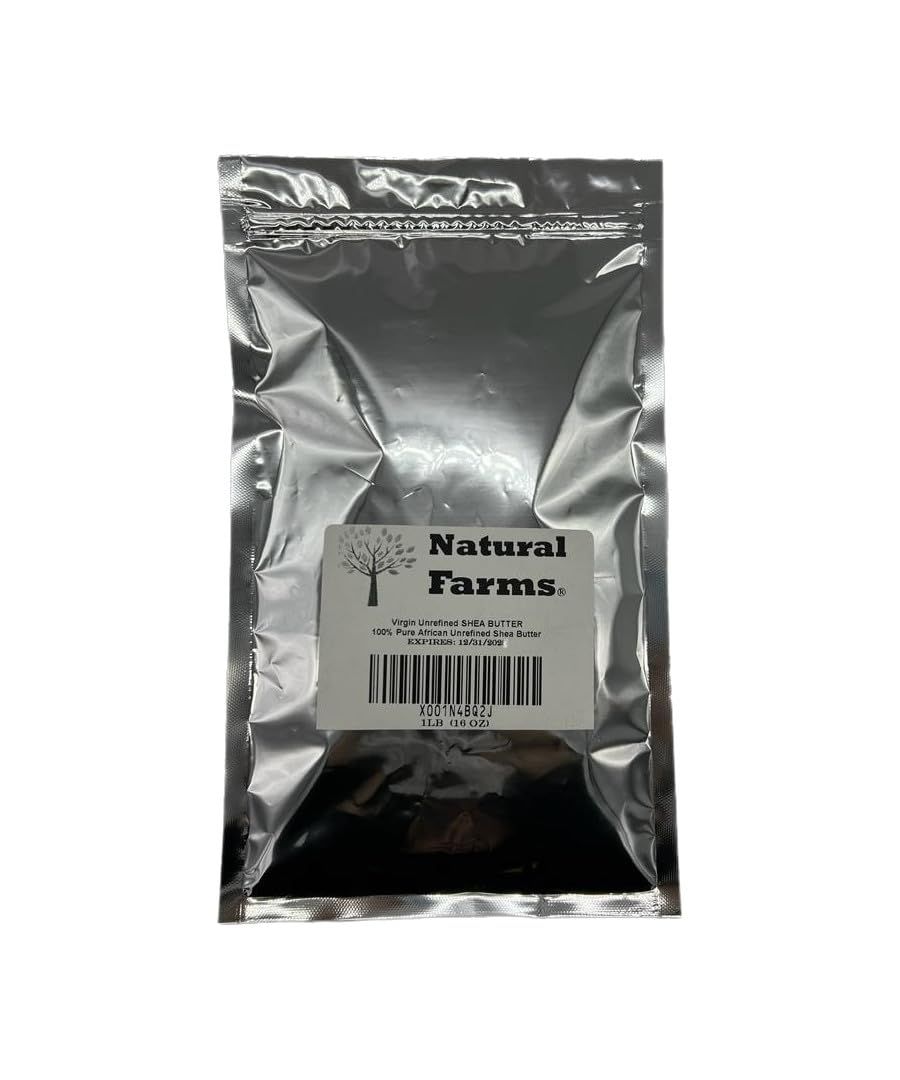 Natural Farms 1lb 100% African Shea Butter from Ghana