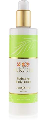 PURE FIJI Body Lotion Hydrating - Moisturizing Lotion for Dry Skin with Coconut Milk and Vitamin E, Organic Body Lotion For Women and Men, Starfruit Scent, 12 oz