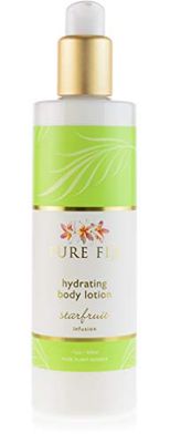 PURE FIJI Body Lotion Hydrating - Moisturizing Lotion for Dry Skin with Coconut Milk and Vitamin E, Organic Body Lotion For Women and Men, Starfruit Scent, 12 oz