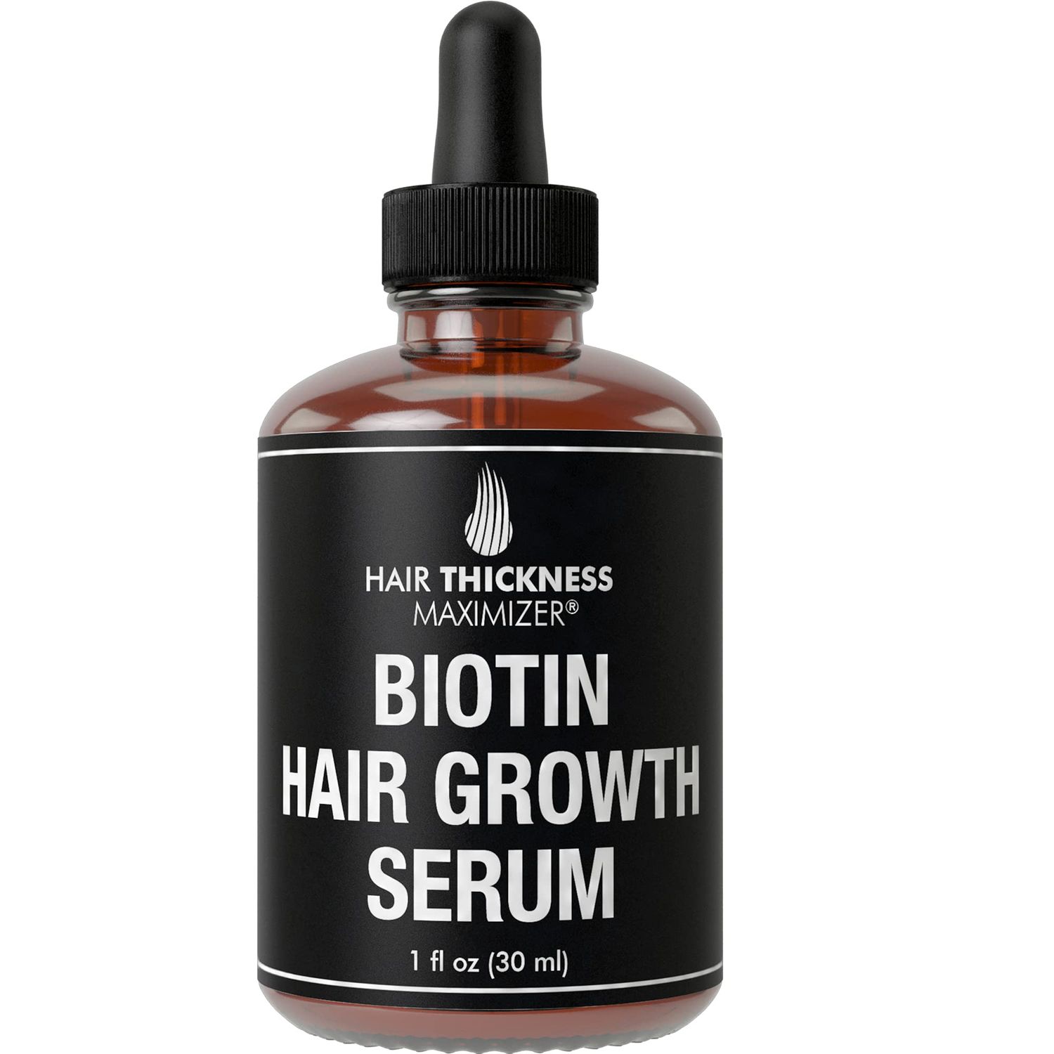 Biotin Hair Growth Serum for Hair Thickening - Vegan Hair Growth Biotin Serum for Dry Scalp Treatment - Unscented Biotin Hair Serum for Growth and Thickness - Nourish Dry, Frizzy and Weak Hair