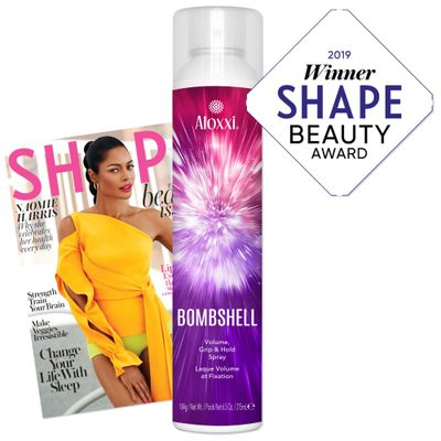 ALOXXI Bombshell Styling Hair Spray - Provides Volume, Texture &amp; Medium Hold - Texturizing Spray, Hairspray &amp; Dry Shampoo in One - Heat Protectant Spray For Styling Tools, 6.5 Oz