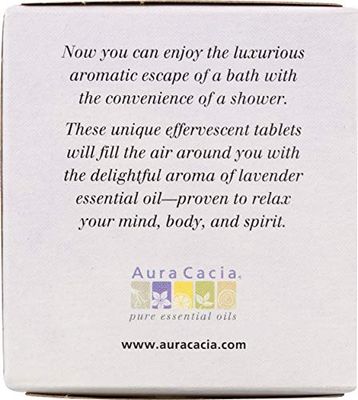 Aura Cacia Shower Relaxing Tablets, Lavender, 3 Ounce