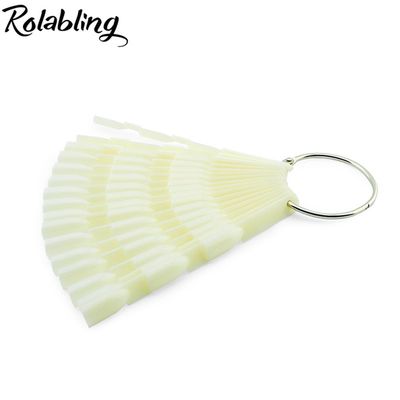 Rolabling False Nail Art Tips Display Polish UV Gel Stickers Decoration Practice Tool Nail Art Tips (Nail art tips 1)
