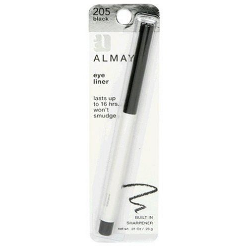 Almay Eyeliner with Built In Sharpener, Black 205, 0.01 Ounce Package