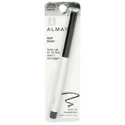 Almay Eyeliner with Built In Sharpener, Black 205, 0.01 Ounce Package