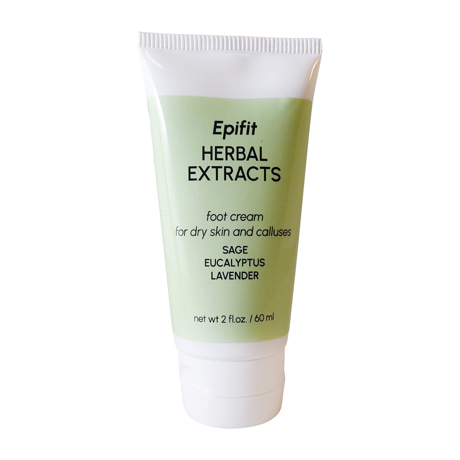 Epifit Aromatherapy All Natural Moisturizer Foot Cream with Rosemary Lavender Eucalyptus Sage and Seaweed 2 Ounces