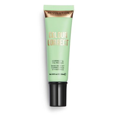 Makeup Revolution Color Correct Primer, Primer For Makeup, Balances Skin Tone &amp; Neutralises Redness, Vegan &amp; Cruelty-Free, 0.95fl.oz/28ml