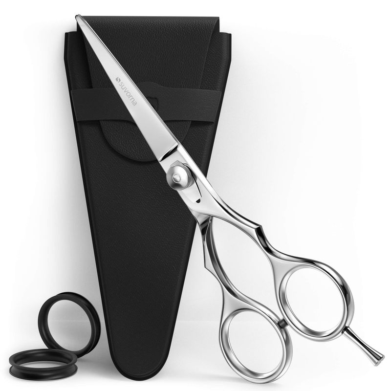 Suvorna Hair Scissors - Shears for Hair Cutting - Hair Cutting Scissors Professional- Scissors for Barbers, Salons, Hairdressers - Made of 6.5" Japanese Stainless Steel and Extremely Razor Sharp Edge.