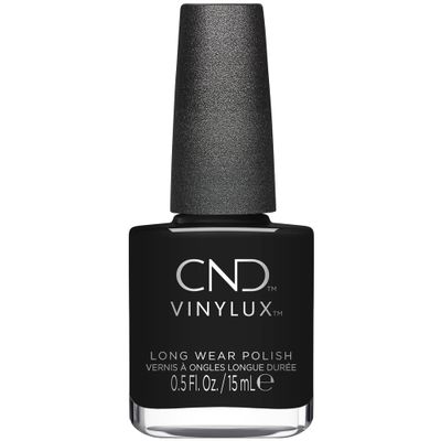 CND Vinylux Longwear Black Nail Polish, Gel-like Shine &amp; Chip Resistant Color, Black Pool, 0.5 fl. oz