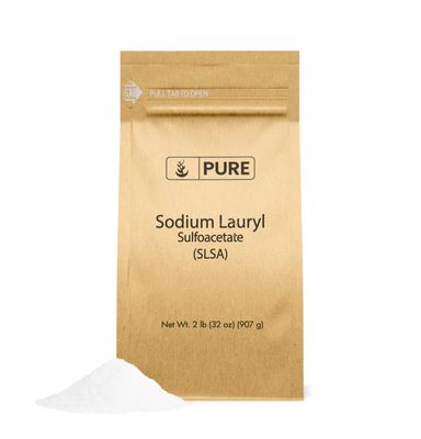 Pure Original Ingredients Sodium Lauryl Sulfoacetate (SLSA) (2 lb) Long Lasting Foam &amp; Bubbles, Gentle on Skin