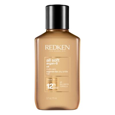 Redken All Soft Argan Hair Oil | For Dry &amp; Brittle Hair | Adds Softness and Boosts Shine | Deeply Conditions and Moisturizes | With Argan -6 Oil &amp; Moisture Complex