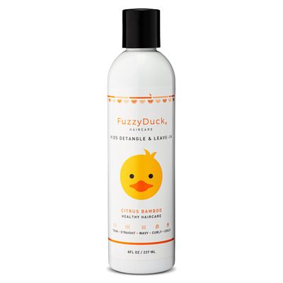 FuzzyDuck Detangle &amp; Leave-in Conditioner for Fine, Thick, Wavy, Curly &amp; Kinky-Coily Natural hair, Anti Frizz Curl Moisturizer, Definer &amp; Lightweight Curl Enhancer w/Aloe, great for Dry Hair, 8oz