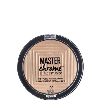 Maybelline Master Chrome Highlighting Powder 100 Molten Gold 8g