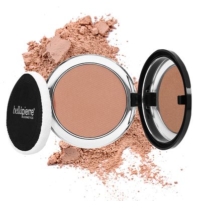 bellapierre Compact Mineral Blush | Warm Dewy Glow | Non-Toxic and Paraben Free | Suitable for All Skin Types | Compact Case - 0.35-Ounce - Desert Rose