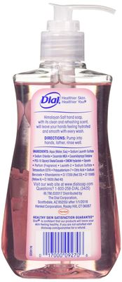 Dial Himalayan Pink Salt &amp; Water Lily Hand Soap with Moisturizer 7.5 Oz. (Pack of 4)