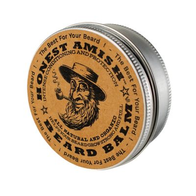 Honest Amish Beard Balm - New Large 4 Ounce Twist Tin