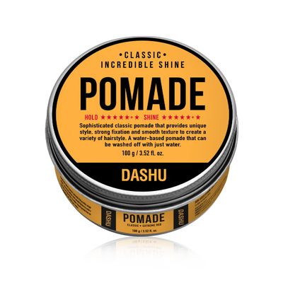DASHU Classic Incredible Shine Pomade 3.5oz - Strong Hold &amp; High Shine for Hairstyling