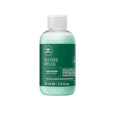 Tea Tree Hair and Body Moisturizer Leave-In Conditioner, Body Lotion, After-Shave Cream, For All Hair + Skin Types, 2.5 fl. oz.