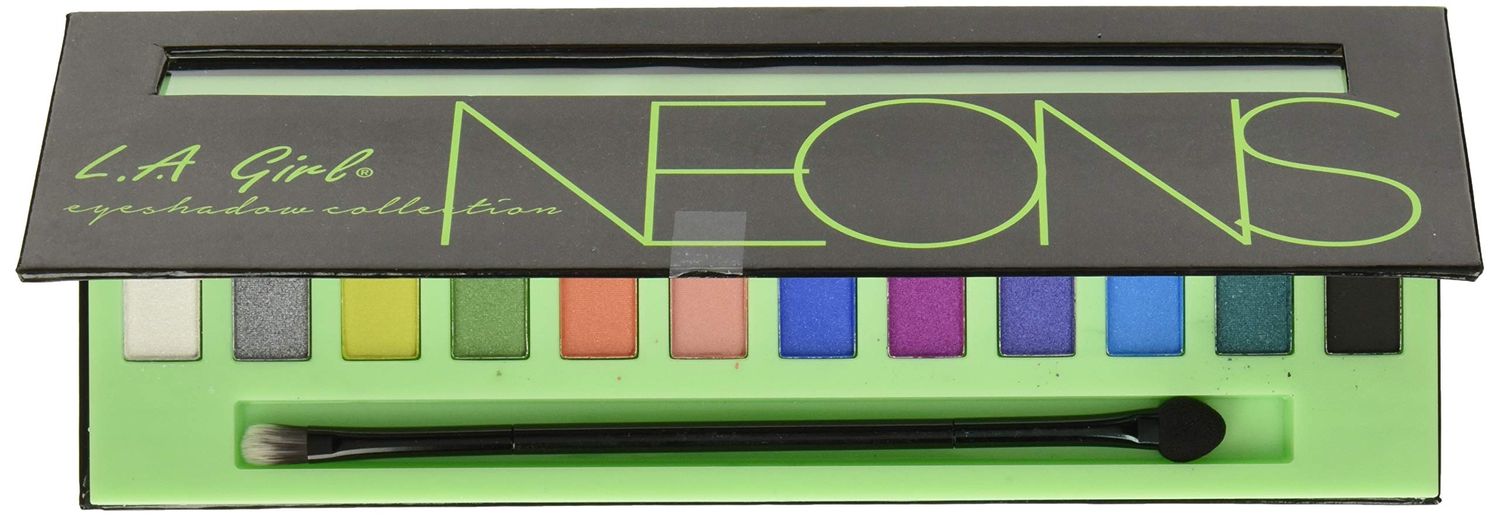L.A. Girl Beauty Brick Eyeshadow Collection, GES334A Neon GES334A