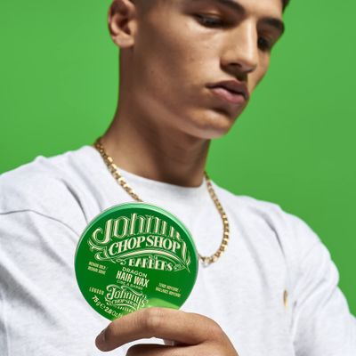 Johnny's Chop Shop Men's Hair Dragon Wax Medium Hold, Medium Nautral Shine, Non Greasy 2.6 oz (Pack of 1)