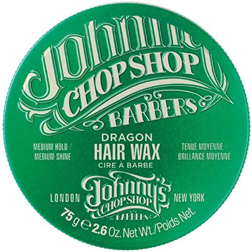 Johnny&#39;s Chop Shop Men&#39;s Hair Dragon Wax Medium Hold, Medium Nautral Shine, Non Greasy 2.6 oz (Pack of 1)