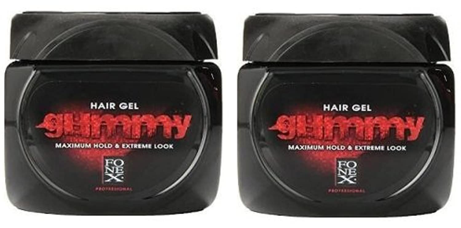 Gummy Hair Gel, Maximum Hold &amp; Extreme Look 23.5oz (2 Pack)