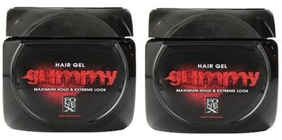 Gummy Hair Gel, Maximum Hold &amp; Extreme Look 23.5oz (2 Pack)