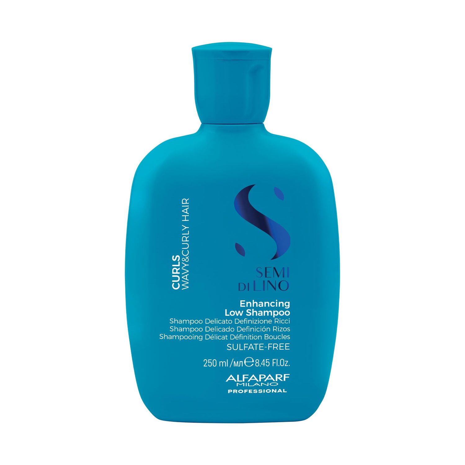 Alfaparf Milano Semi Di Lino Curl Enhancing Hair Shampoo - Anti Frizz Shampoo to Deeply Cleanse, Hydrate, and Nourish Wavy &amp; Textured Hair - Vegan Frizz Control Hair Care Products (33.8 oz / 1000 ml)