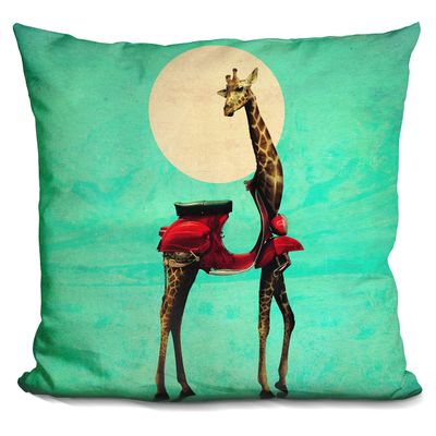 LiLiPi Giraffe 6000 Sq Decorative Accent Throw Pillow
