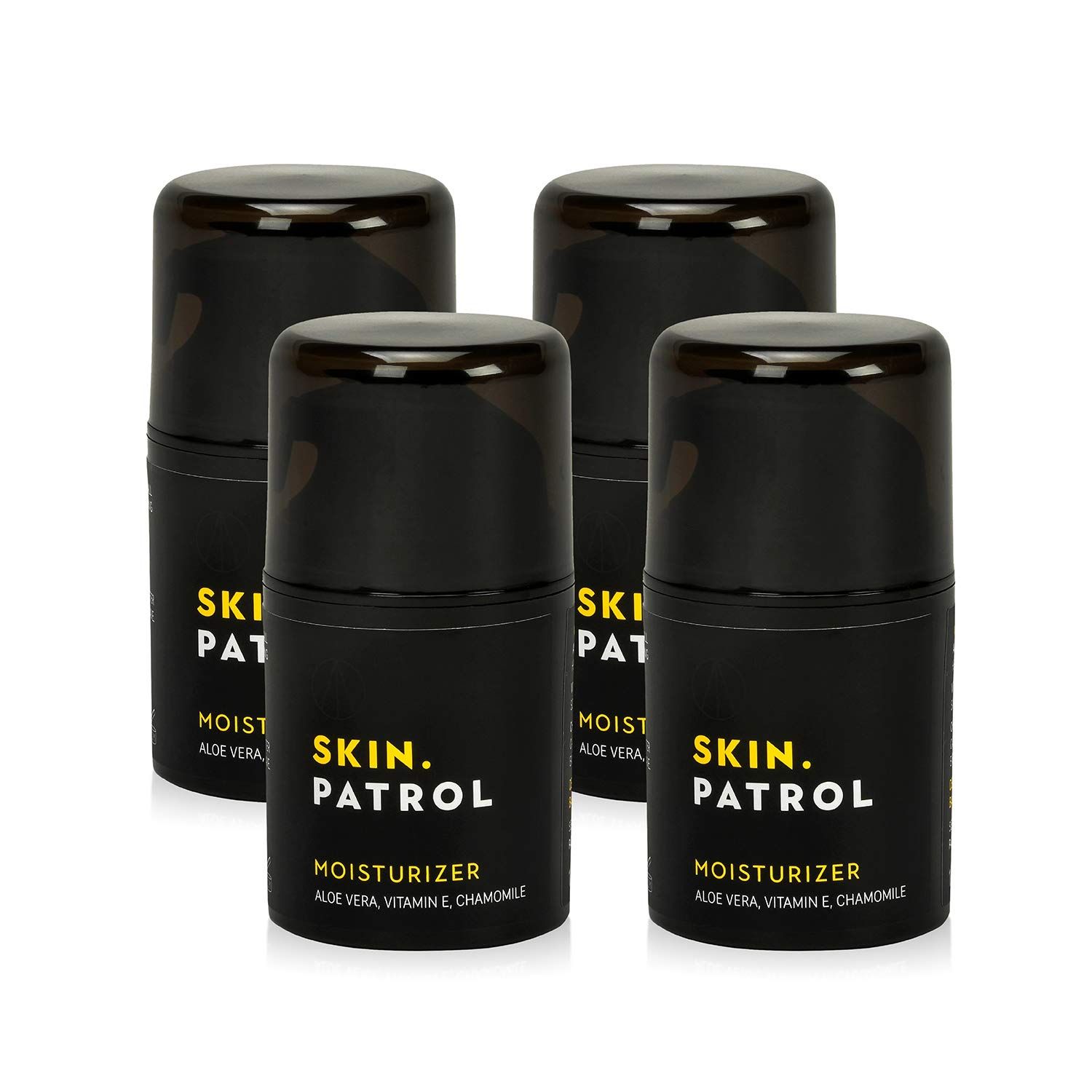 Bump Patrol Everyday Skin Moisturizer - Aloe Vera, Vitamin E, Chamomile Guards Against Razor Bumps, Ingrown Hairs - 1.68 Ounces - Pack of 4