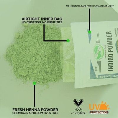 200 Grams INDIGO POWDER For Hair Dye/Color - The Henna Guys