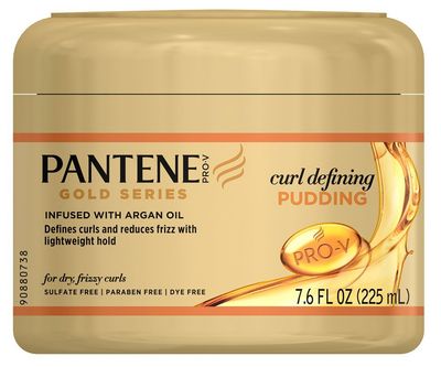 Pantene Gold Series Curl Defining Pudding - Volumizing Hair Styling Product