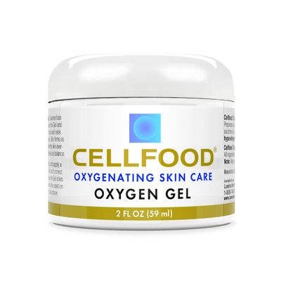 Cellfood Oxygen Gel, 2 fl oz - Nutrient Rich - Provides Moisture &amp; Protection, Decreases Appearance of Fine Lines - Aloe Vera, Lavender Blossom Extract, Cellfood &amp; Glycerine - Hypoallergenic, Non-GMO