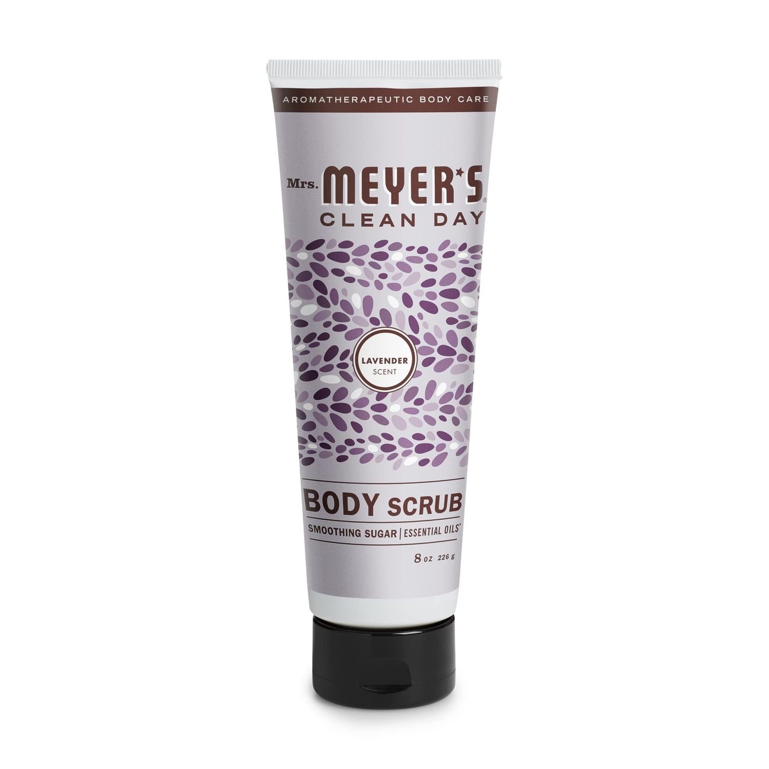 MRS. MEYER&#39;S CLEAN DAY Exfoliating Body Scrub, Sugar Scrub that Leaves Skin Feeling Hydrated &amp; Fresh, Made with Essential Oils, Lavender, 8 oz