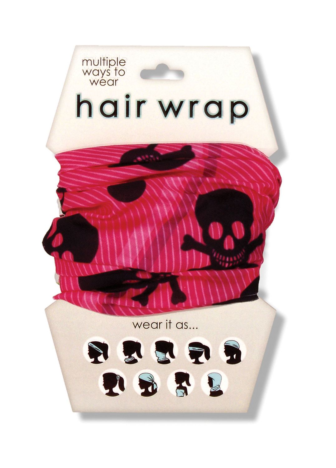 Spoontiques Hair and Face Wraps - Multifunctional Bandanna - Headband - Scarf - Neck Gaiter- Balaclava - Skulls