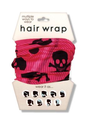 Spoontiques Hair and Face Wraps - Multifunctional Bandanna - Headband - Scarf - Neck Gaiter- Balaclava - Skulls