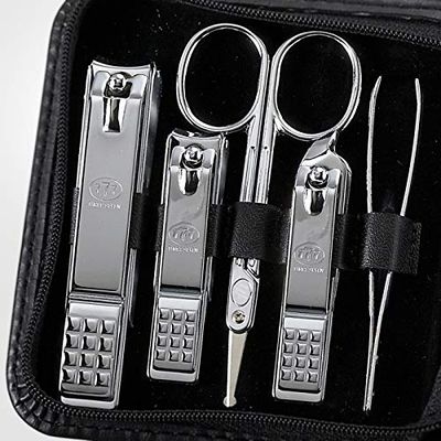 Korean Nail Clippers! World No. 1 Three Seven (777) Travel Manicure Pedicure Grooming Kit Nail Clipper Set (11 PCs). MADE IN KOREA, Since 1975