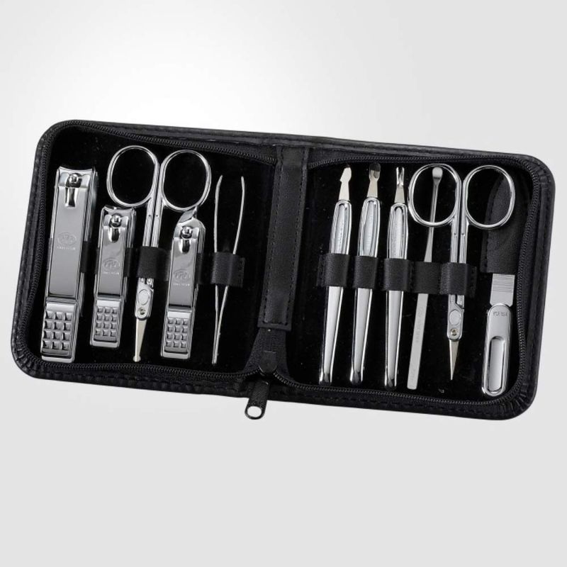 Korean Nail Clippers! World No. 1 Three Seven (777) Travel Manicure Pedicure Grooming Kit Nail Clipper Set (11 PCs). MADE IN KOREA, Since 1975
