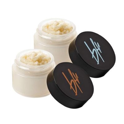 Beauty For Real Lip Revival, Set of 2 - Includes Orange Spice &amp; Spearmint - Exfoliating &amp; Hydrating Sugar Lip Scrub - For Dry, Chapped or Lipstick-Stained Lips - With Essential Oils - Organic, Vegan