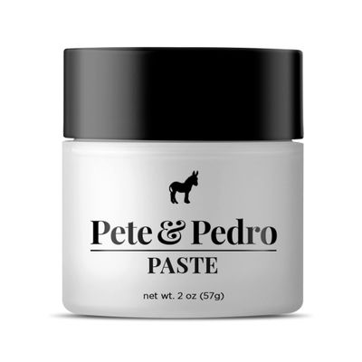 Pete &amp; Pedro HAIR PASTE - Mens Hair Paste with Medium Hold &amp; Medium Shine | Semi Matte Finish Texturizing Styling Cream For Men, Great For Medium &amp; Longer Cuts | As Seen on Shark Tank, 2 oz.