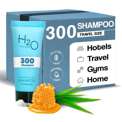 H2O Therapy Shampoo, Travel Size Hotel Hospitality, 1 oz (Case of 300)