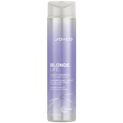 Joico Blonde Life Violet Shampoo | For Cool &amp; Bright Blonde Hair | Neutralize Brassy Tones | Banish Yellow Tones | Boost Shine | Sulfate Free | With Monoi &amp; Tamanu Oil | 10.1 Fl Oz
