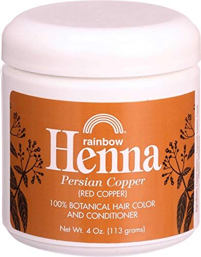Rainbow Research Henna Hair Color and Conditioner Persian, Copper Red, 4 Fluid Ounce