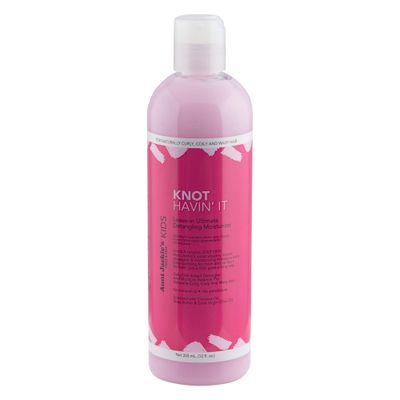 Aunt Jackie&#39;s Kids Knot Havin&#39; It Leave-In Ultimate Detangling Hair Moisturizer for Naturally Curly, Coily and Wavy Hair, 12 oz