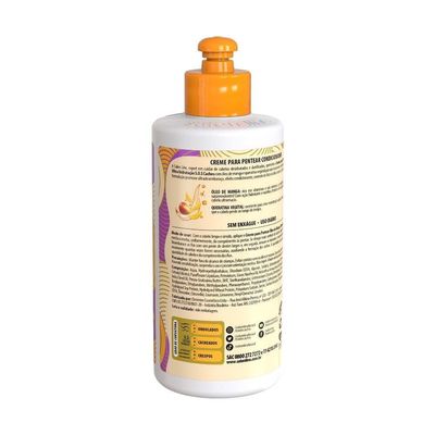 Salon Line - Linha SOS Cachos (Oleo de Manga) - Creme para Pentear 300 Ml - (SOS Curls (Mango Oil) - Combing Cream 10.14 Fl Oz)