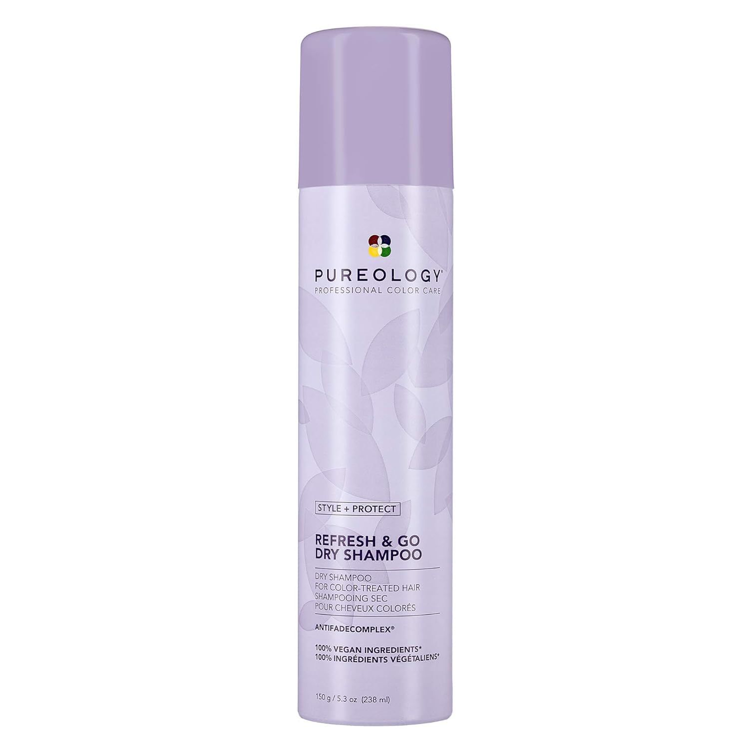 Pureology Style + Protect Refresh &amp; Go Dry Shampoo | For Oily, Color-Treated Hair | Volumizing &amp; Protective Dry Shampoo | Silicone-Free | Vegan | Updated Packaging | 5.3 Oz. |